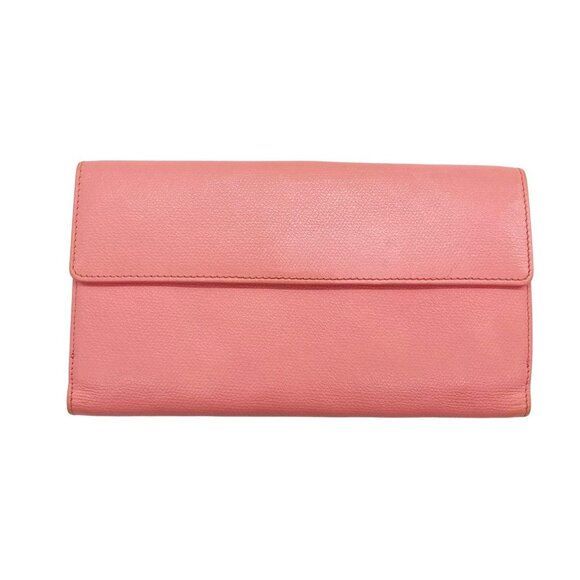 Chanel Coco Button Strap Wallet Bifold Light Pink - Picture 3 of 9